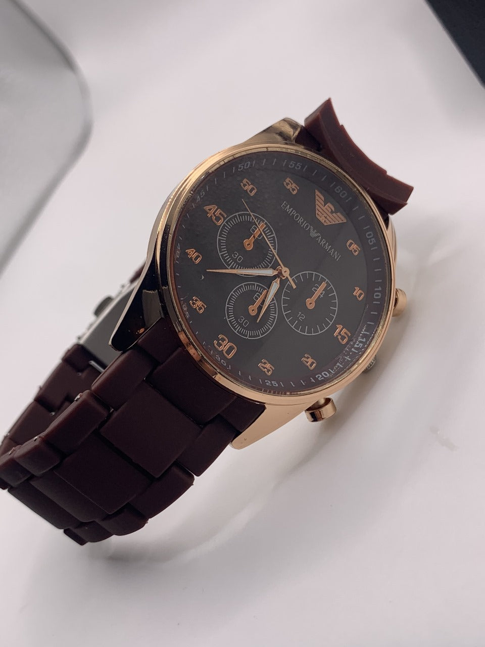 Dark Brown Chronograph Men’s Watch