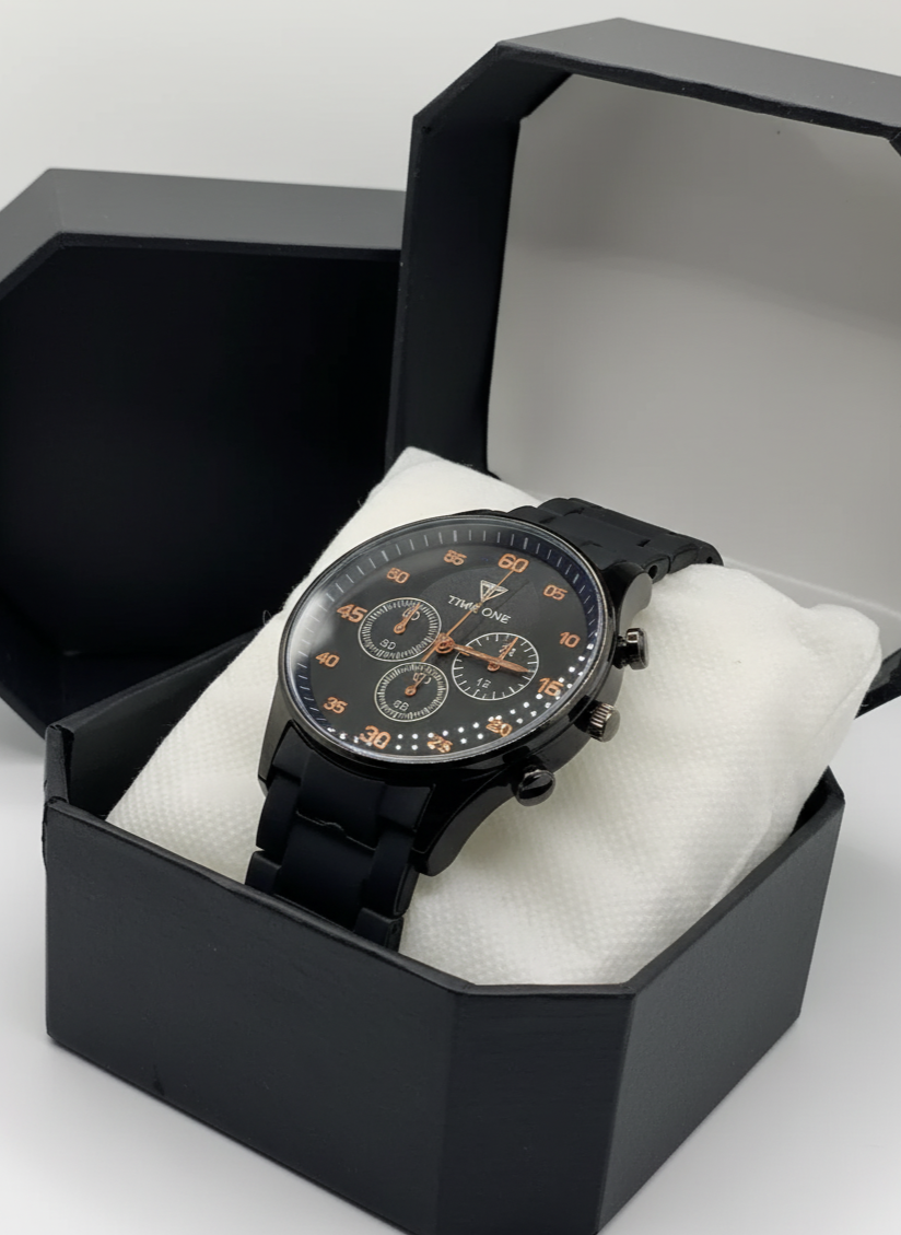 Black Chronograph Men’s Watch